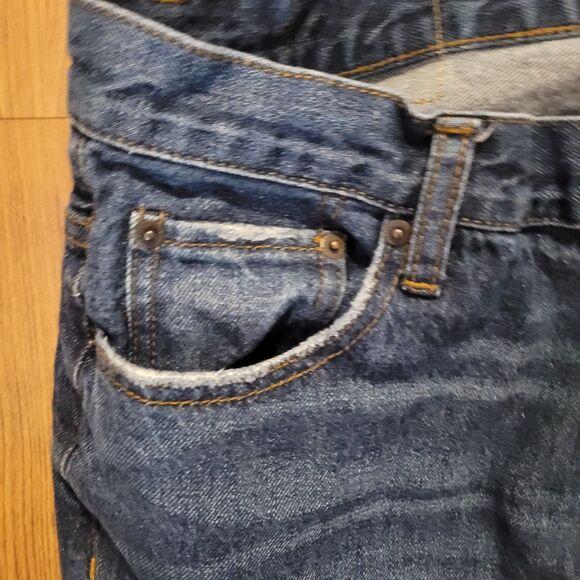 Lot of 2 Aeropostale Essex Straight Men's Jeans 34x33 100% Cotton Heavyweight - Picture 6 of 8